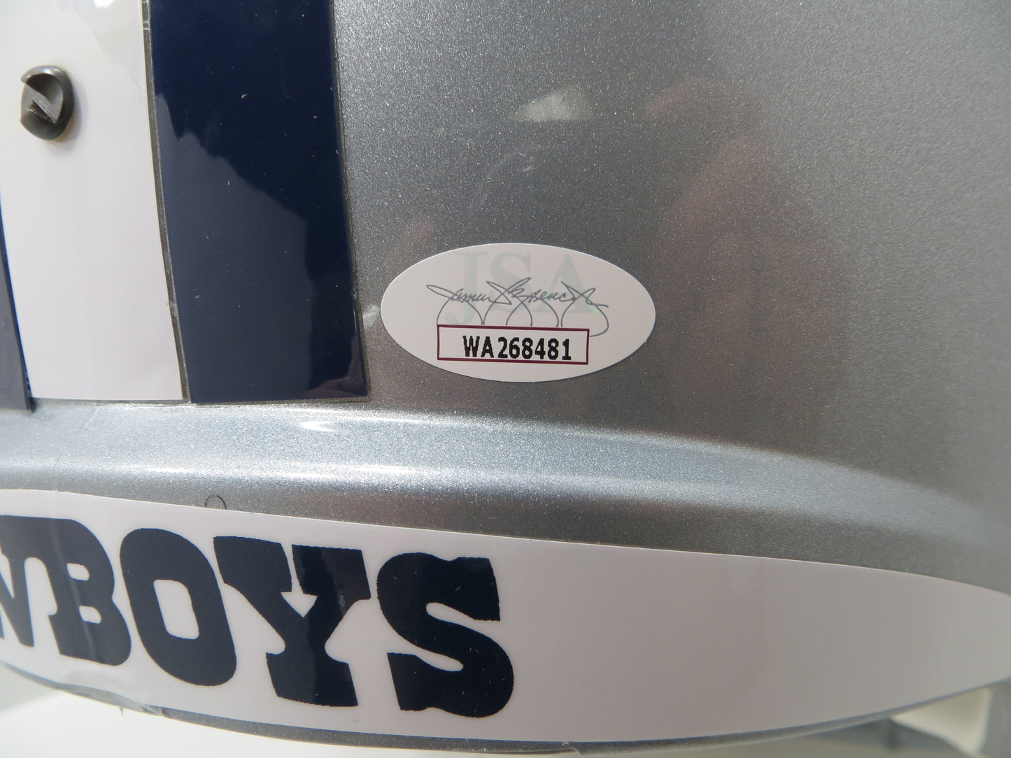 BOB LILLY SIGNED DALLAS COWBOYS RIDDELL FULL SIZE HELMET w/4 INSCs 11ProBowl JSA