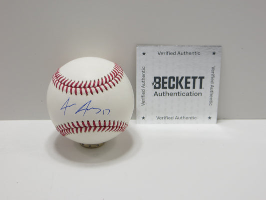 JACE JUNG DETRIOT TIGERS RAWLINGS OML BASEBALL Texas Red Red Raiders BAS