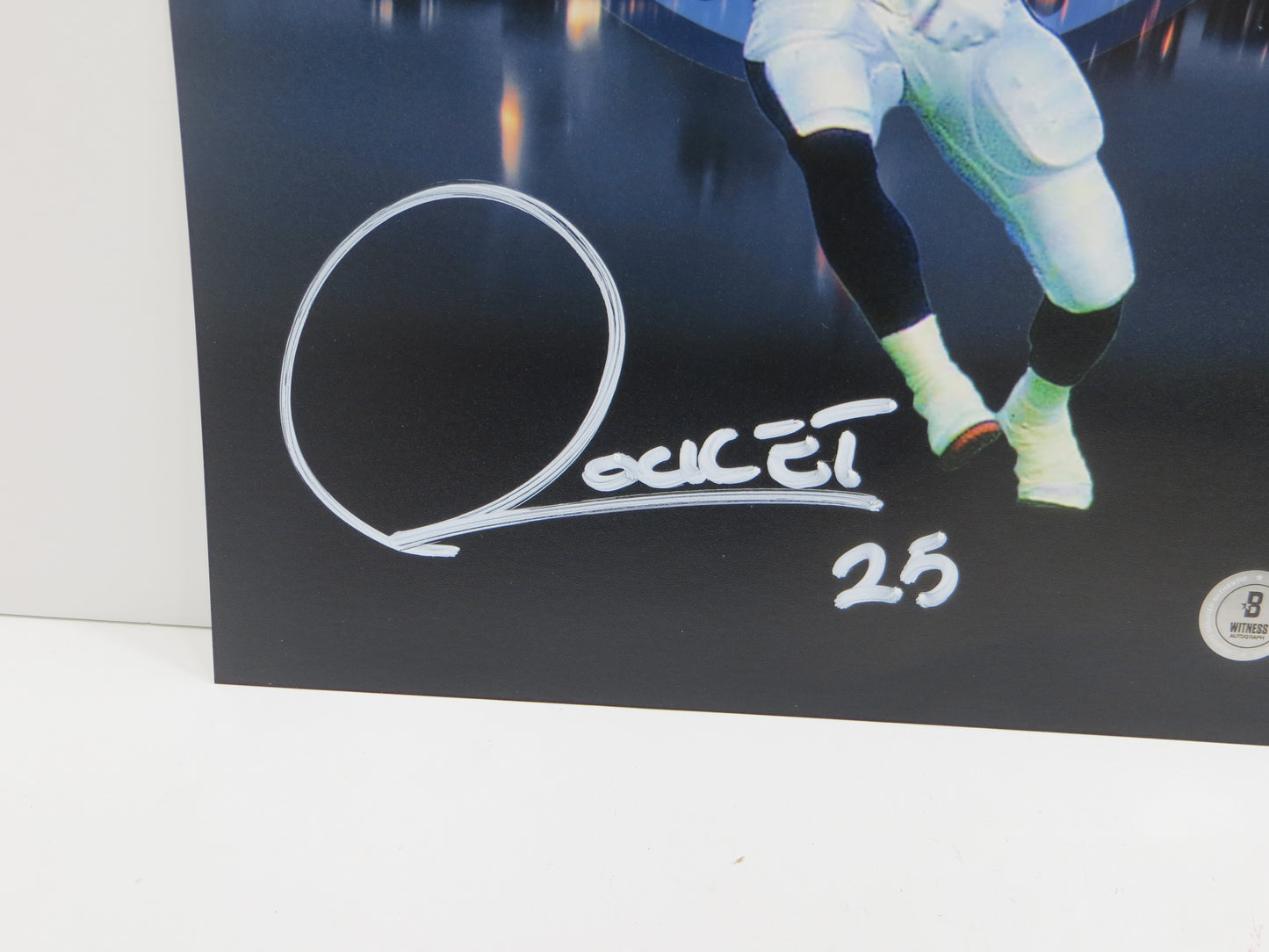 RAGHIB ROCKET ISMAIL TORONTO ARGONAUTS SIGNED 8x10 PHOTO Skyline BAS