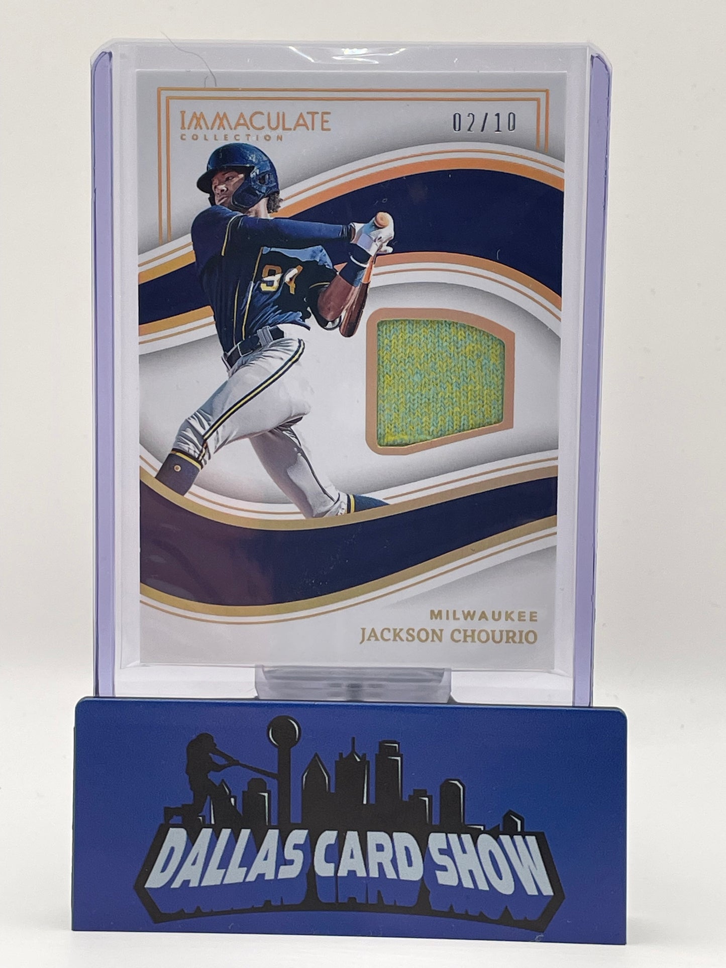 2023 Immaculate #MP-JC Jackson Chourio Gold Immaculate Patches /10