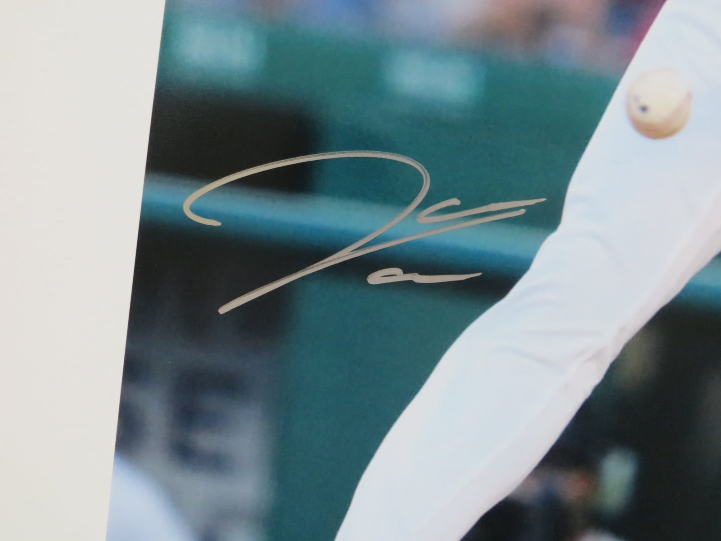 JAMES WOOD WASHINGTON NATIONALS SIGNED 16x20 PHOTO Home Uniform BAS