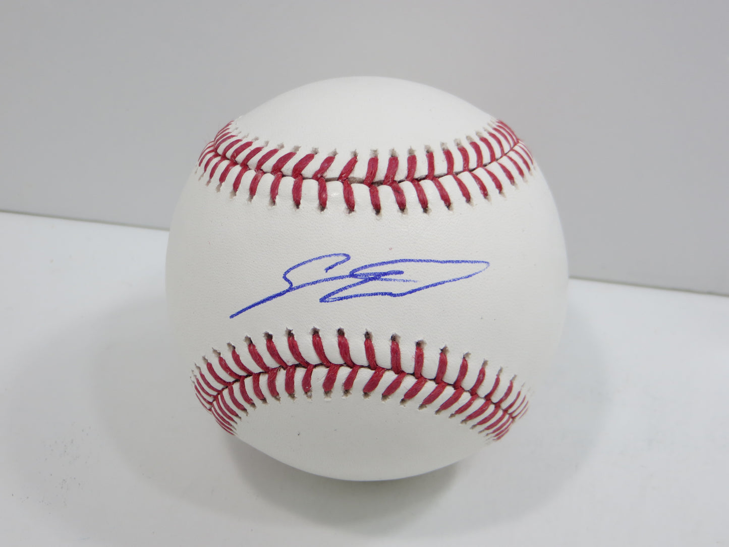 SEBASTIAN WALCOTT TEXAS RANGERS SIGNED RAWLINGS OML BASEBALL BAS COA