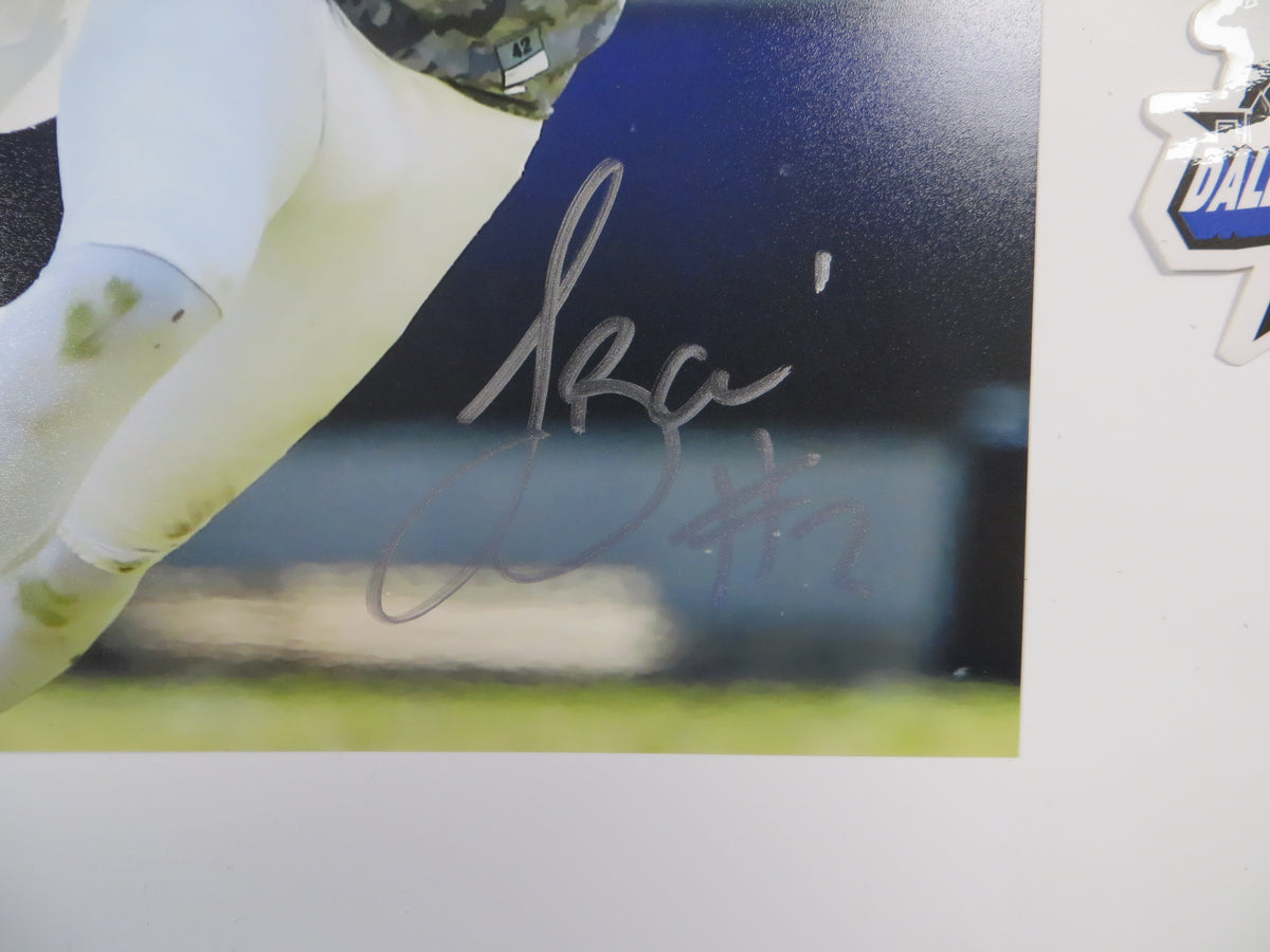 TREVONE BOYKIN TCU HORNED FROGS SIGNED 8x10 PHOTO Camo Grey Jersey BAS