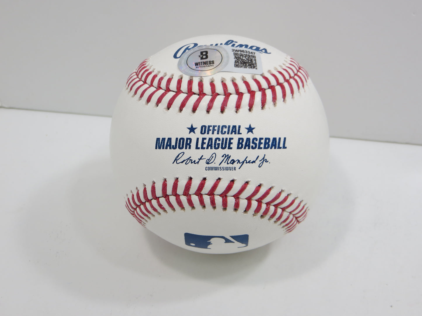 SEBASTIAN WALCOTT TEXAS RANGERS SIGNED RAWLINGS OML BASEBALL BAS COA