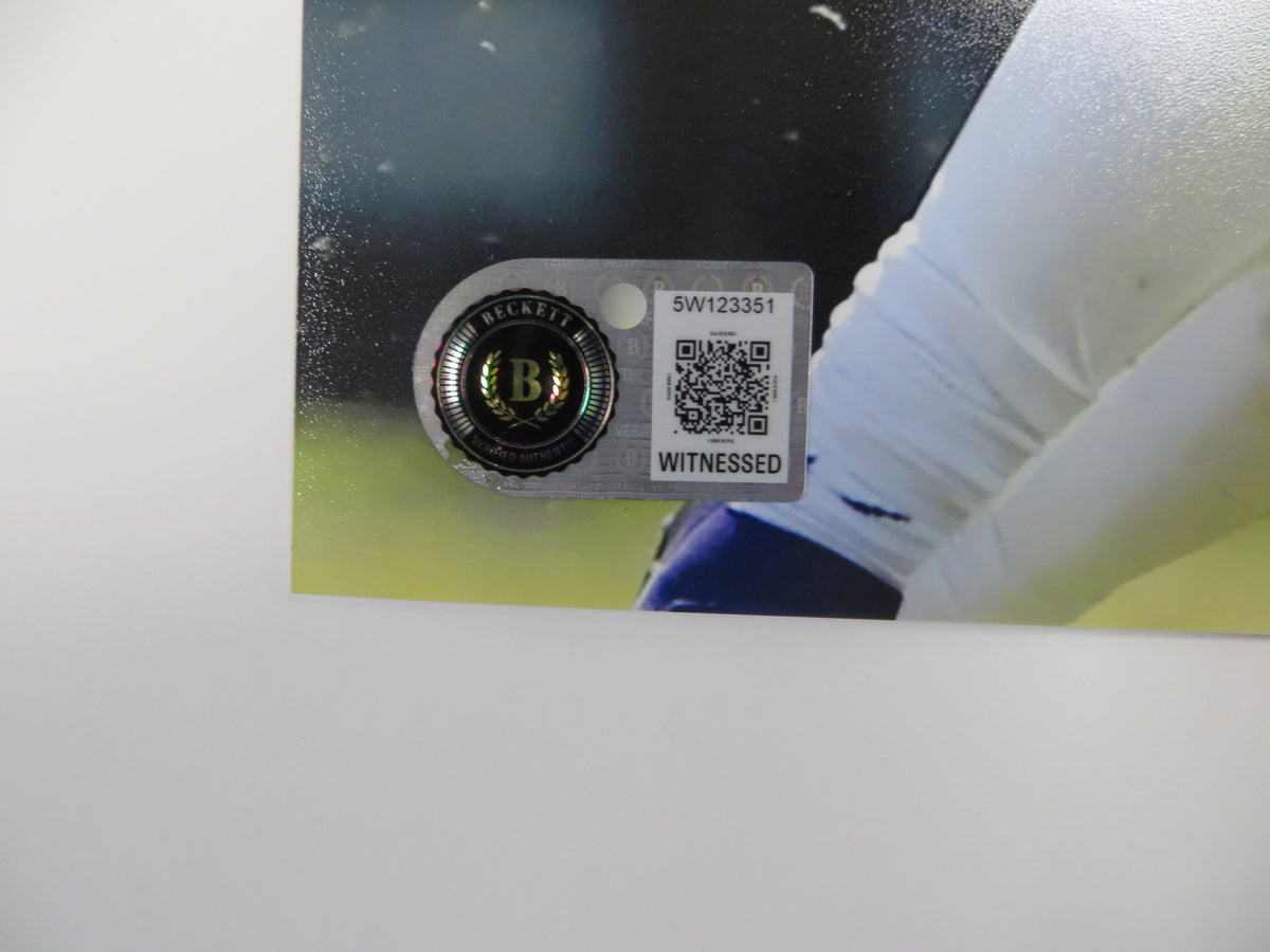 TREVONE BOYKIN TCU HORNED FROGS SIGNED 8x10 PHOTO Camo Grey Jersey BAS