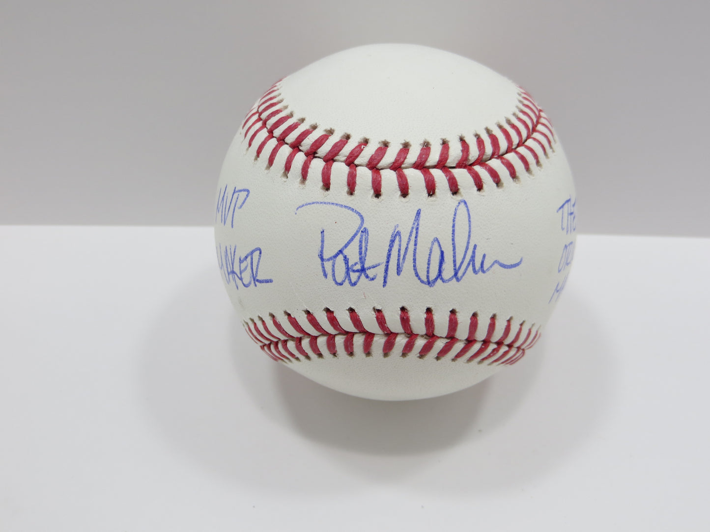 PAT PATRICK MAHOMES SR SIGNED OML BASEBALL Twins w/MVP THE ORIGINAL BAS