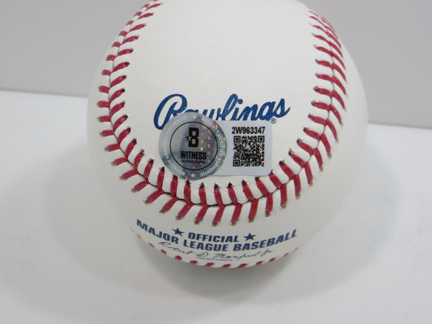 SEBASTIAN WALCOTT TEXAS RANGERS SIGNED RAWLINGS OML BASEBALL BAS COA