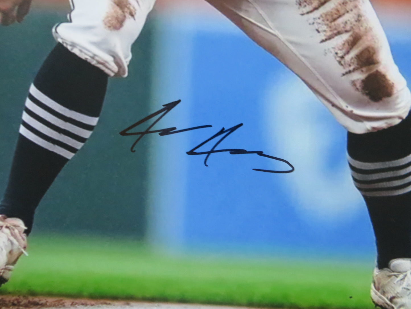 JACE JUNG DETROIT TIGERS SIGNED 16x20 PHOTO Texas Tech BAS COA