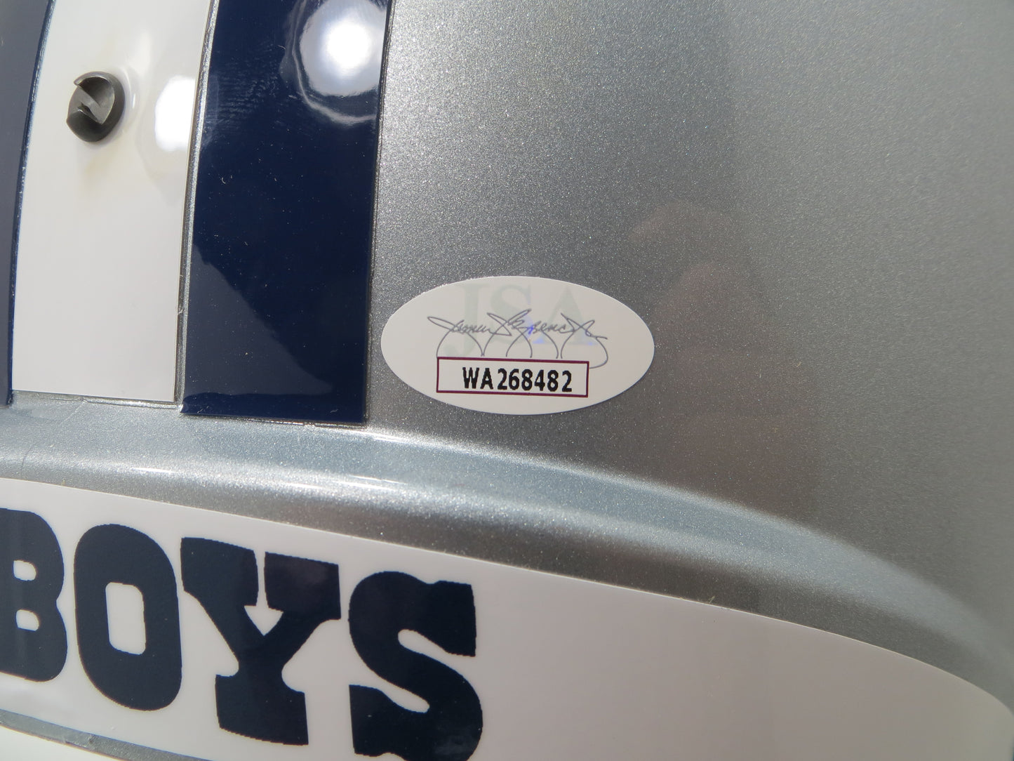 BOB LILLY SIGNED DALLAS COWBOYS RIDDELL FULL SIZE HELMET w/4 INSCs 11ProBowl JSA