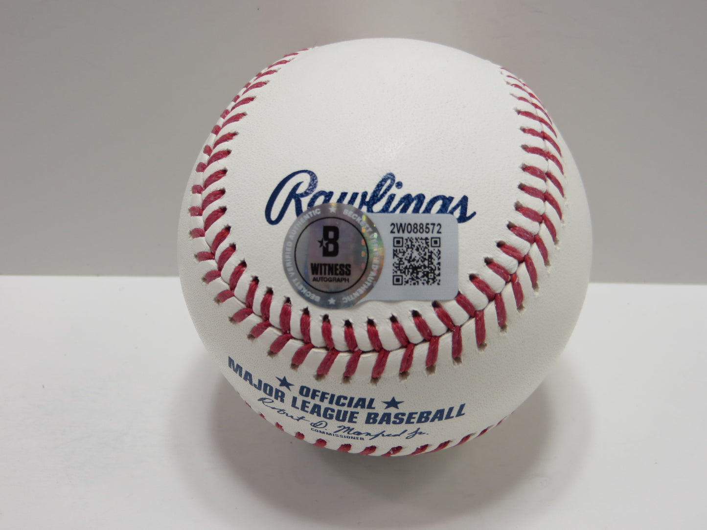 JAMES WOOD WASHINGTON NATIOANLS SIGNED OFFICIAL MAJOR LEAGUE OML BASEBALL BAS