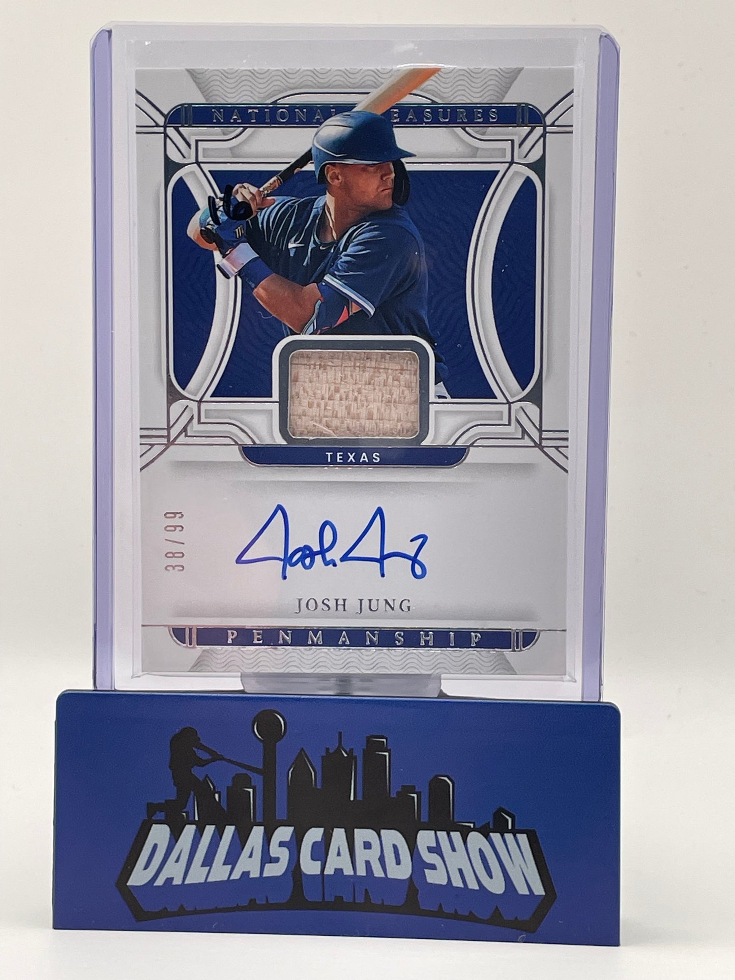 2022 Panini National Treasure #PMS-JJ Josh Jung Penmanship Autograph /99