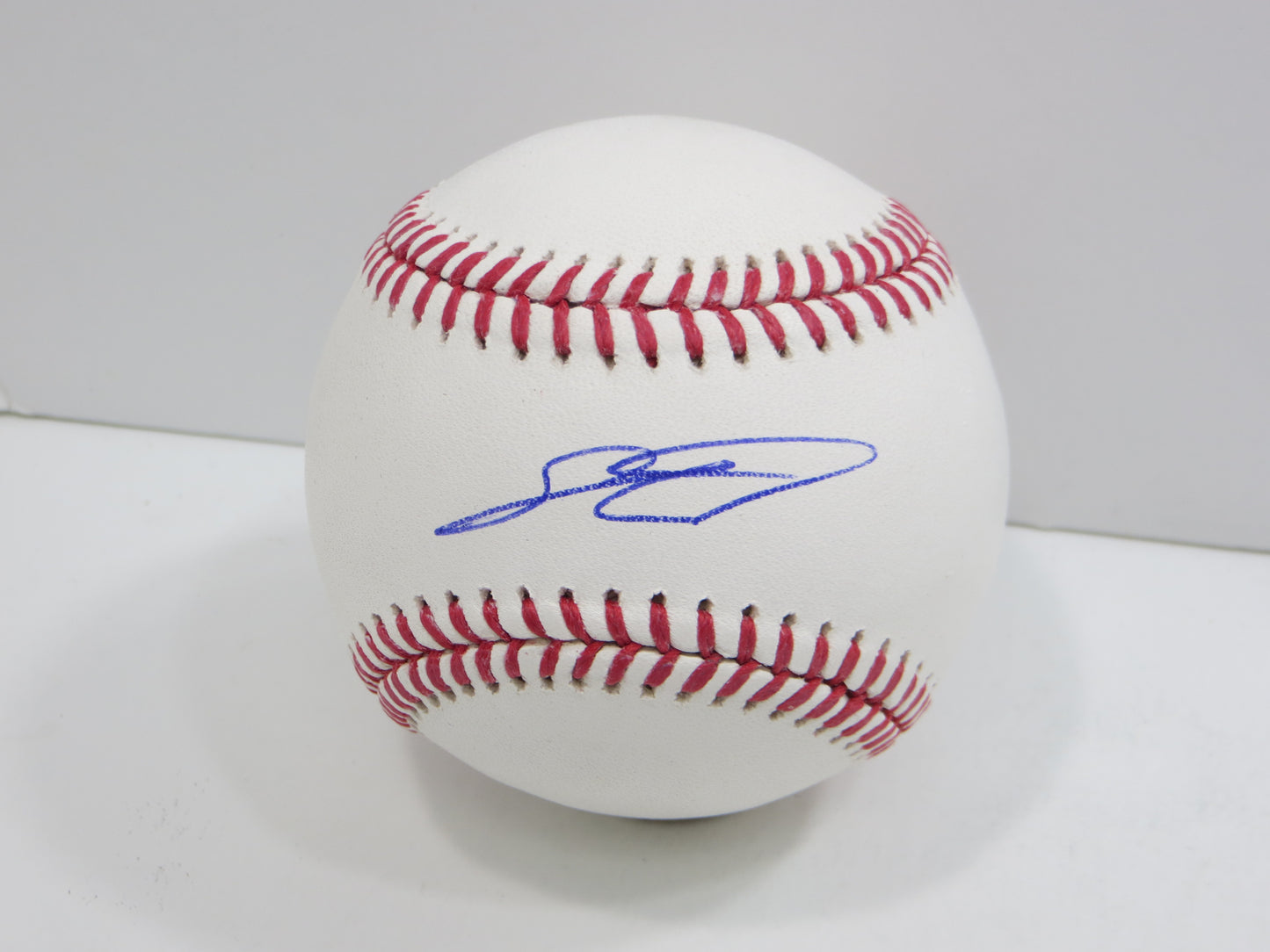 SEBASTIAN WALCOTT TEXAS RANGERS SIGNED RAWLINGS OML BASEBALL BAS COA