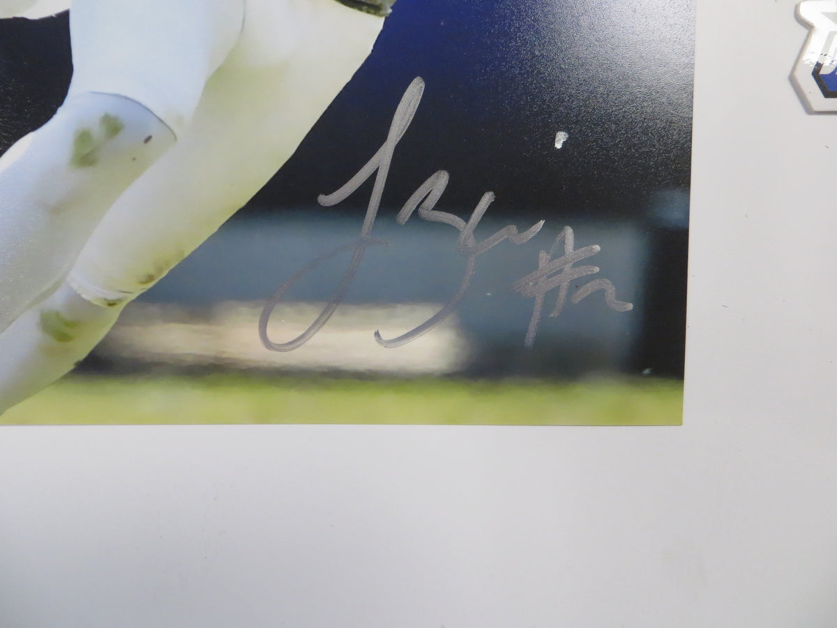 TREVONE BOYKIN TCU HORNED FROGS SIGNED 8x10 PHOTO Camo Grey Jersey BAS