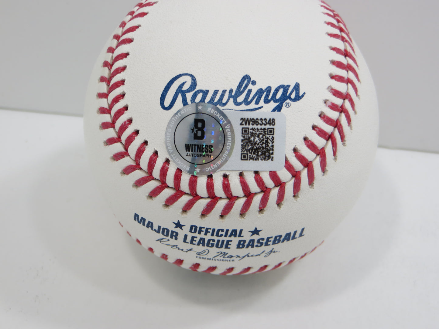 SEBASTIAN WALCOTT TEXAS RANGERS SIGNED RAWLINGS OML BASEBALL BAS COA