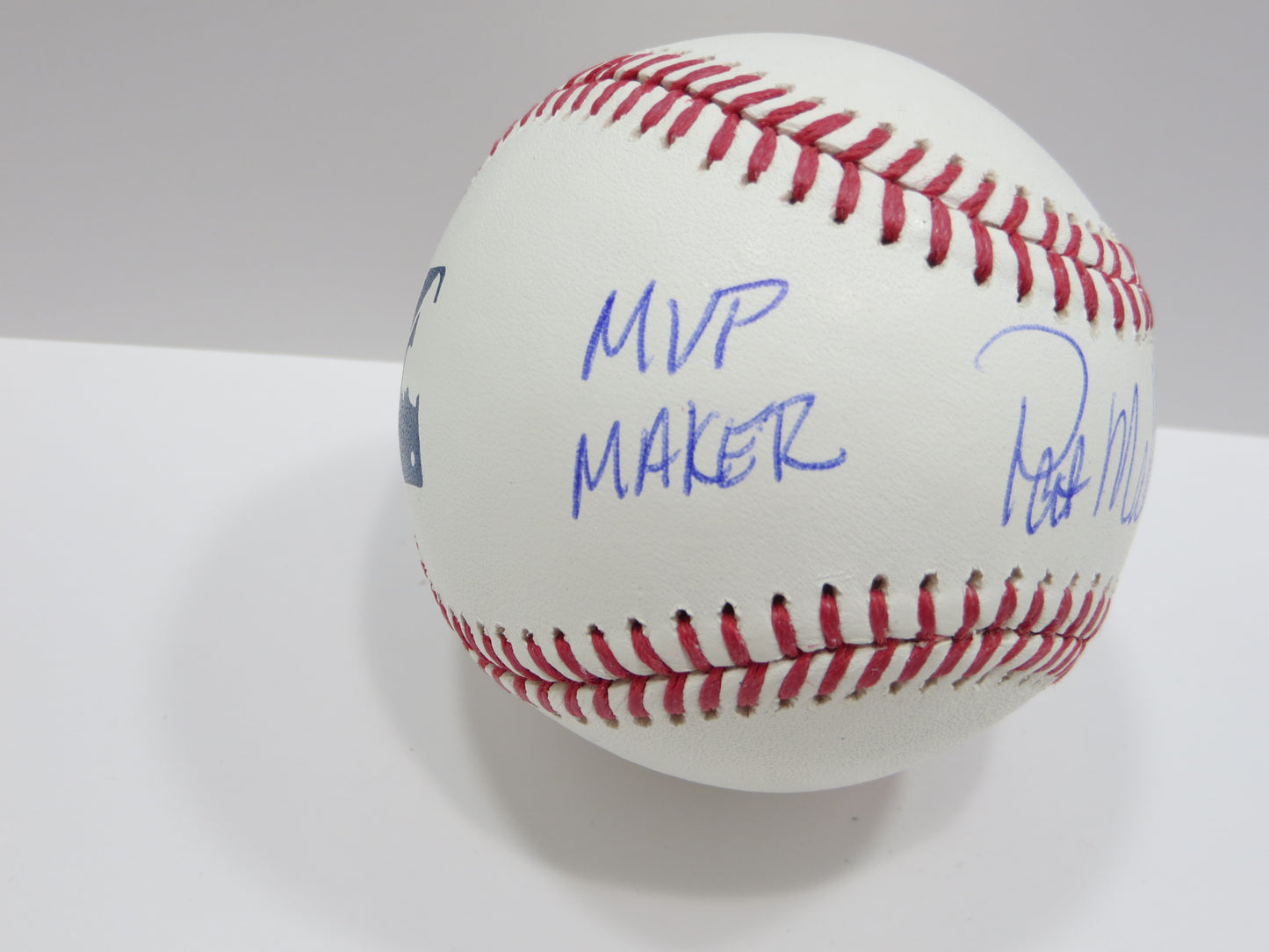 PAT PATRICK MAHOMES SR SIGNED OML BASEBALL Twins w/MVP THE ORIGINAL BAS