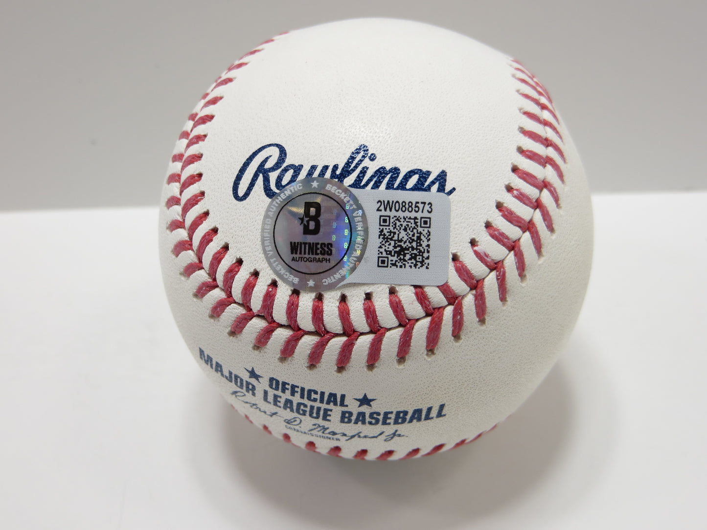 JAMES WOOD WASHINGTON NATIOANLS SIGNED OFFICIAL MAJOR LEAGUE OML BASEBALL BAS