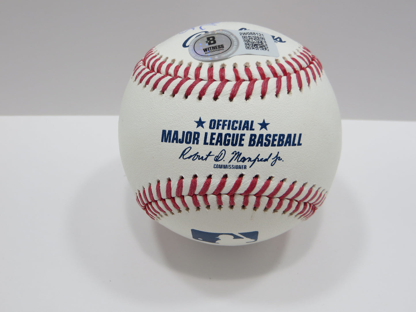 PAT PATRICK MAHOMES SR SIGNED OML BASEBALL Twins w/MVP THE ORIGINAL BAS