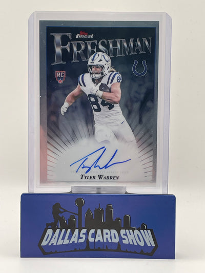 2025 Topps Finest #FFA-TW Tyler Warren Freshman Autograph