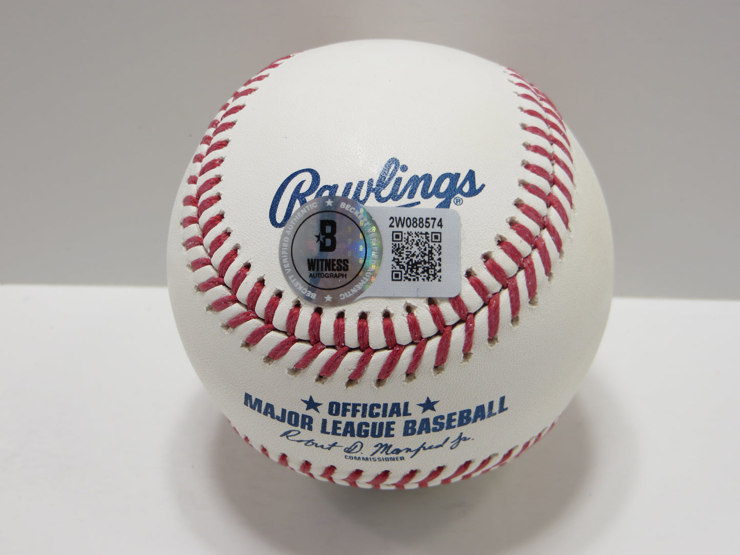 JAMES WOOD WASHINGTON NATIOANLS SIGNED OFFICIAL MAJOR LEAGUE OML BASEBALL BAS