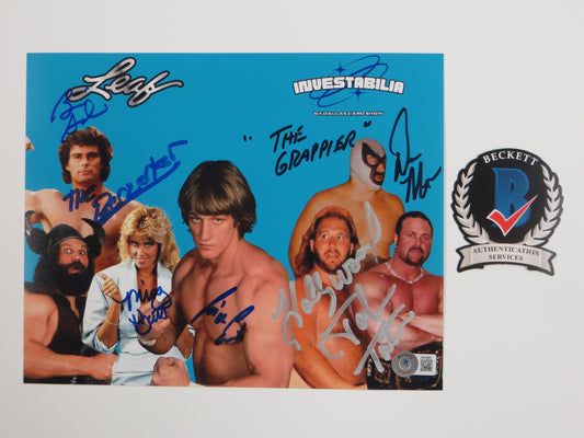 INVESTABILIA by the DALLAS CARD SHOW SIGNED 8x10 Blue PHOTO Von Erich +MORE BAS
