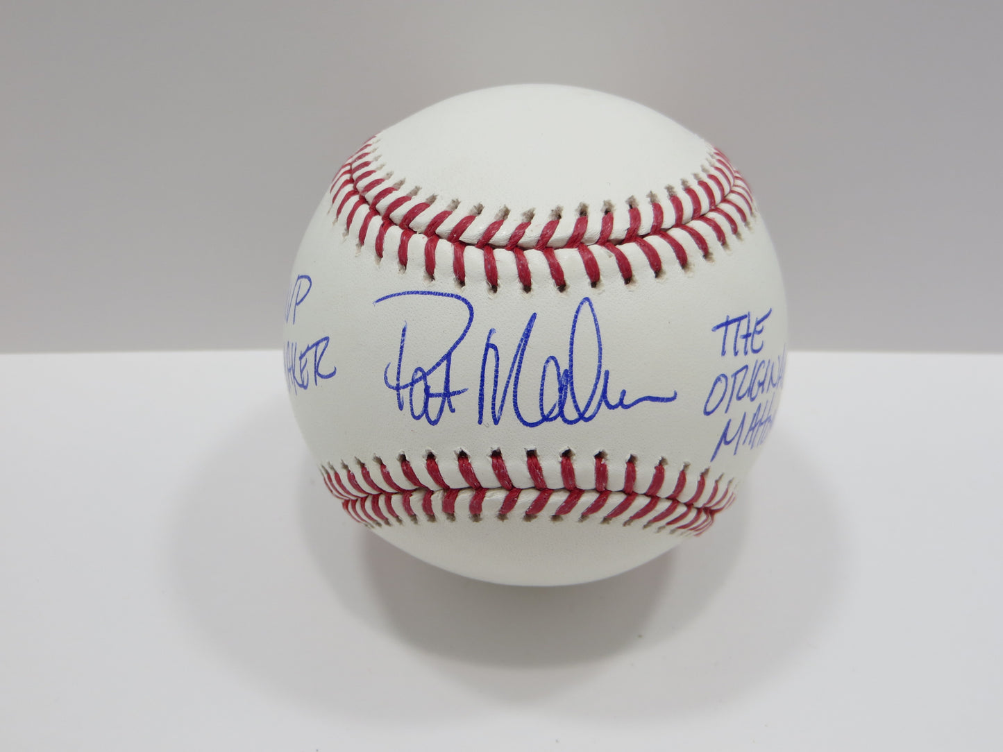 PAT PATRICK MAHOMES SR SIGNED OML BASEBALL Twins w/MVP THE ORIGINAL BAS