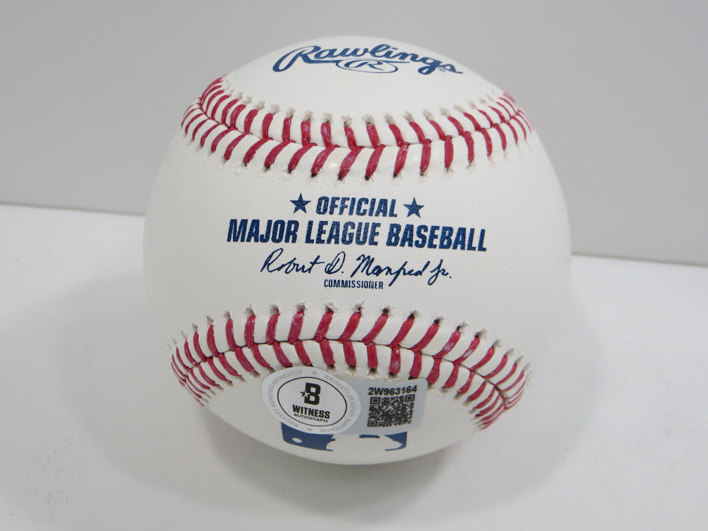 SEBASTIAN WALCOTT TEXAS RANGERS SIGNED FULL NAME SIGNATURE OML BASEBALL BAS