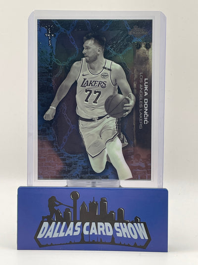 2025-26 Topps Chrome Cactus Jack #47 Luka Doncic Blue Refractor /150