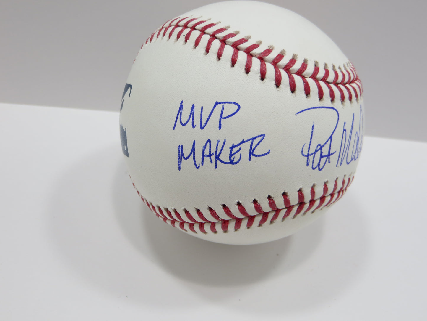 PAT PATRICK MAHOMES SR SIGNED OML BASEBALL Twins w/MVP THE ORIGINAL BAS
