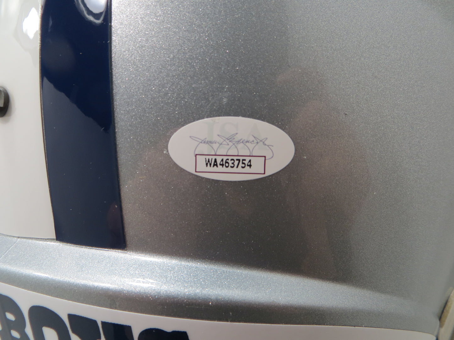 BOB LILLY SIGNED DALLAS COWBOYS RIDDELL FULL SIZE HELMET w/6 INSCs JSA COA