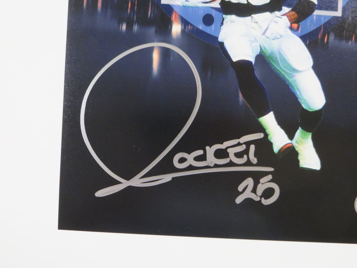 RAGHIB "ROCKET" ISMAIL Toronto Argonauts Skyline SIGNED 8x10 PHOTO BAS COA