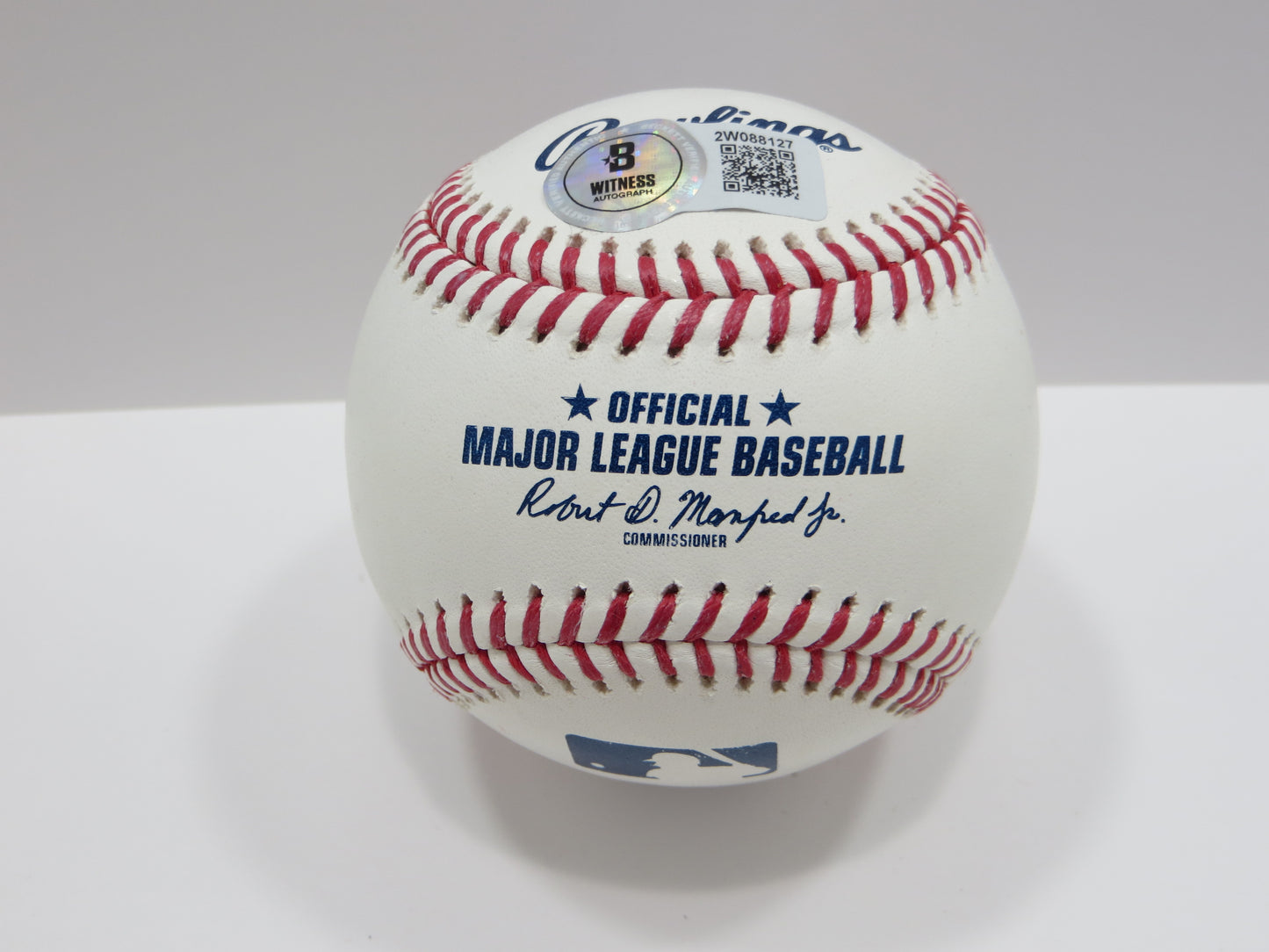 PAT PATRICK MAHOMES SR SIGNED OML BASEBALL Twins w/MVP THE ORIGINAL BAS