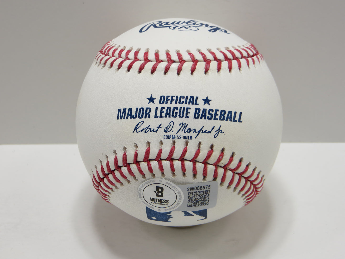 JAMES WOOD WASHINGTON NATIOANLS SIGNED OFFICIAL MAJOR LEAGUE OML BASEBALL BAS