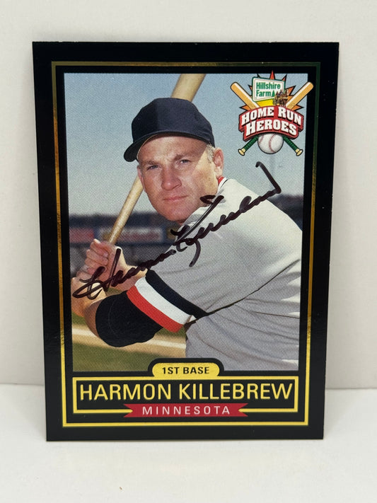 1999 Hillshire Farms Harmon Killebrew Home Run Heroes Auto