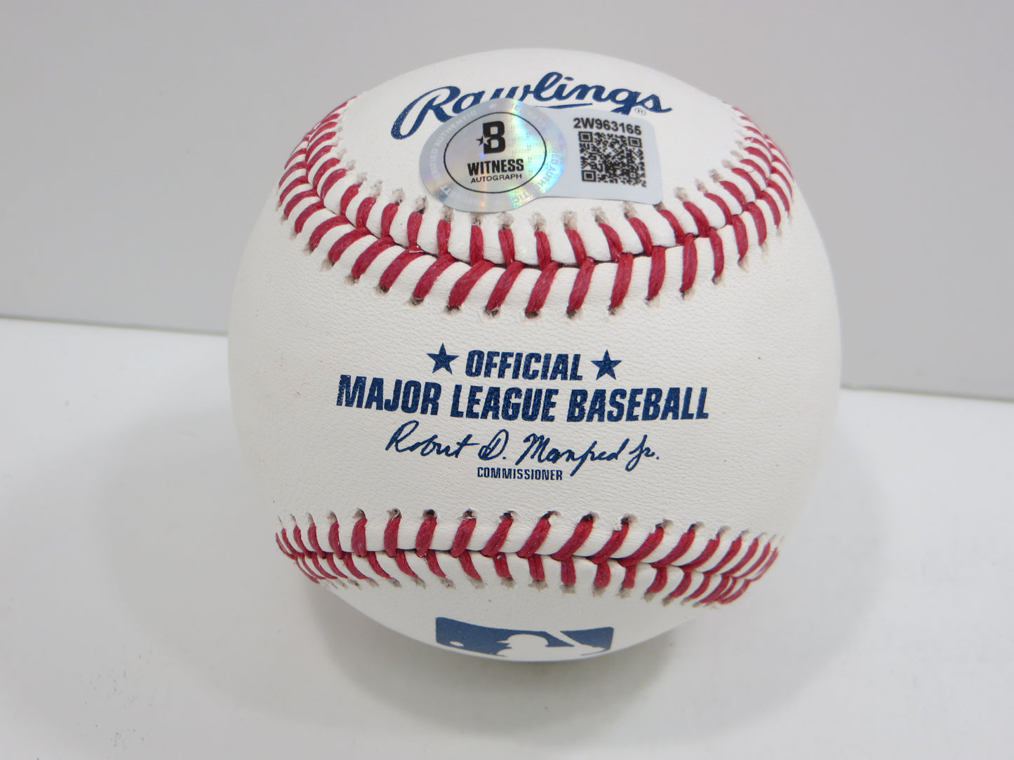 SEBASTIAN WALCOTT TEXAS RANGERS SIGNED FULL NAME SIGNATURE OML BASEBALL BAS