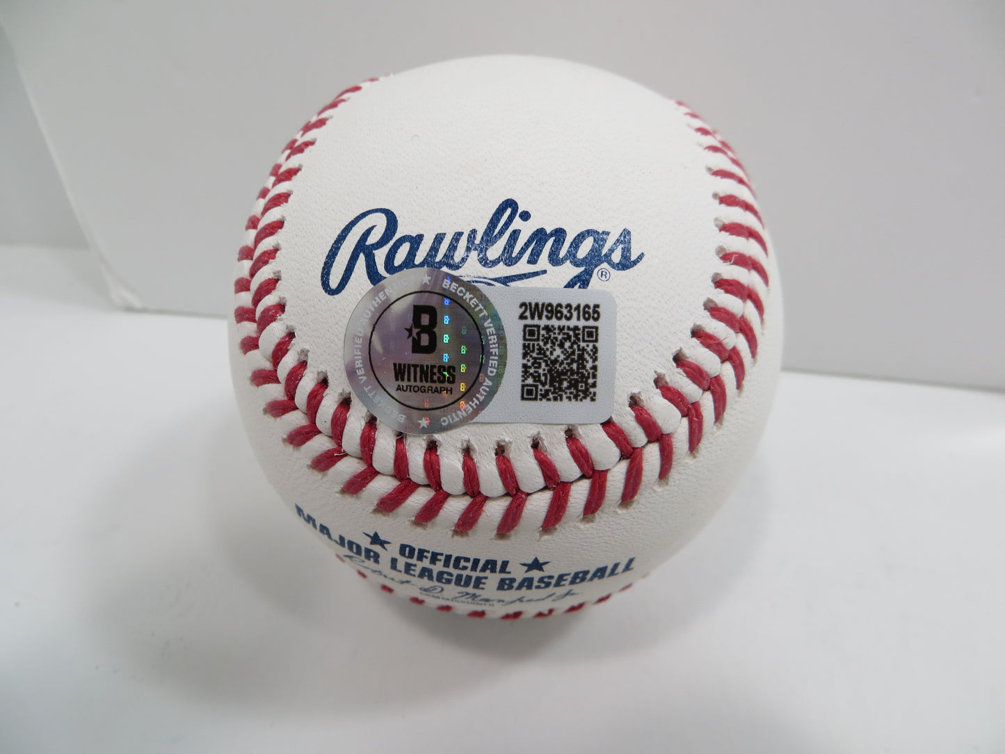 SEBASTIAN WALCOTT TEXAS RANGERS SIGNED FULL NAME SIGNATURE OML BASEBALL BAS