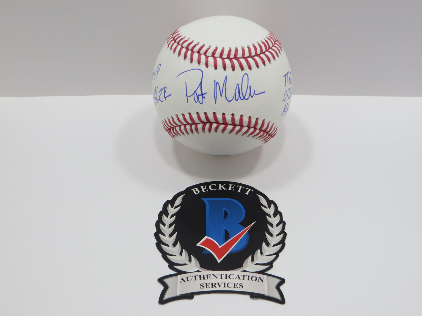 PAT PATRICK MAHOMES SR SIGNED OML BASEBALL Twins w/MVP THE ORIGINAL BAS