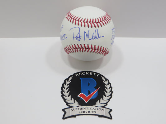 PAT PATRICK MAHOMES SR SIGNED OML BASEBALL Twins w/MVP THE ORIGINAL BAS