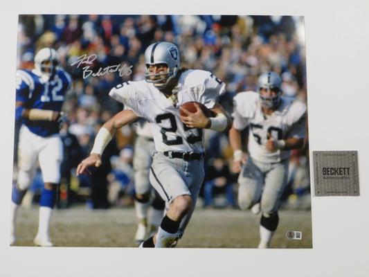 FRED BILETNIKOFF Oakland Raiders SIGNED 16x20 PHOTO FSU Seminoles BAS COA