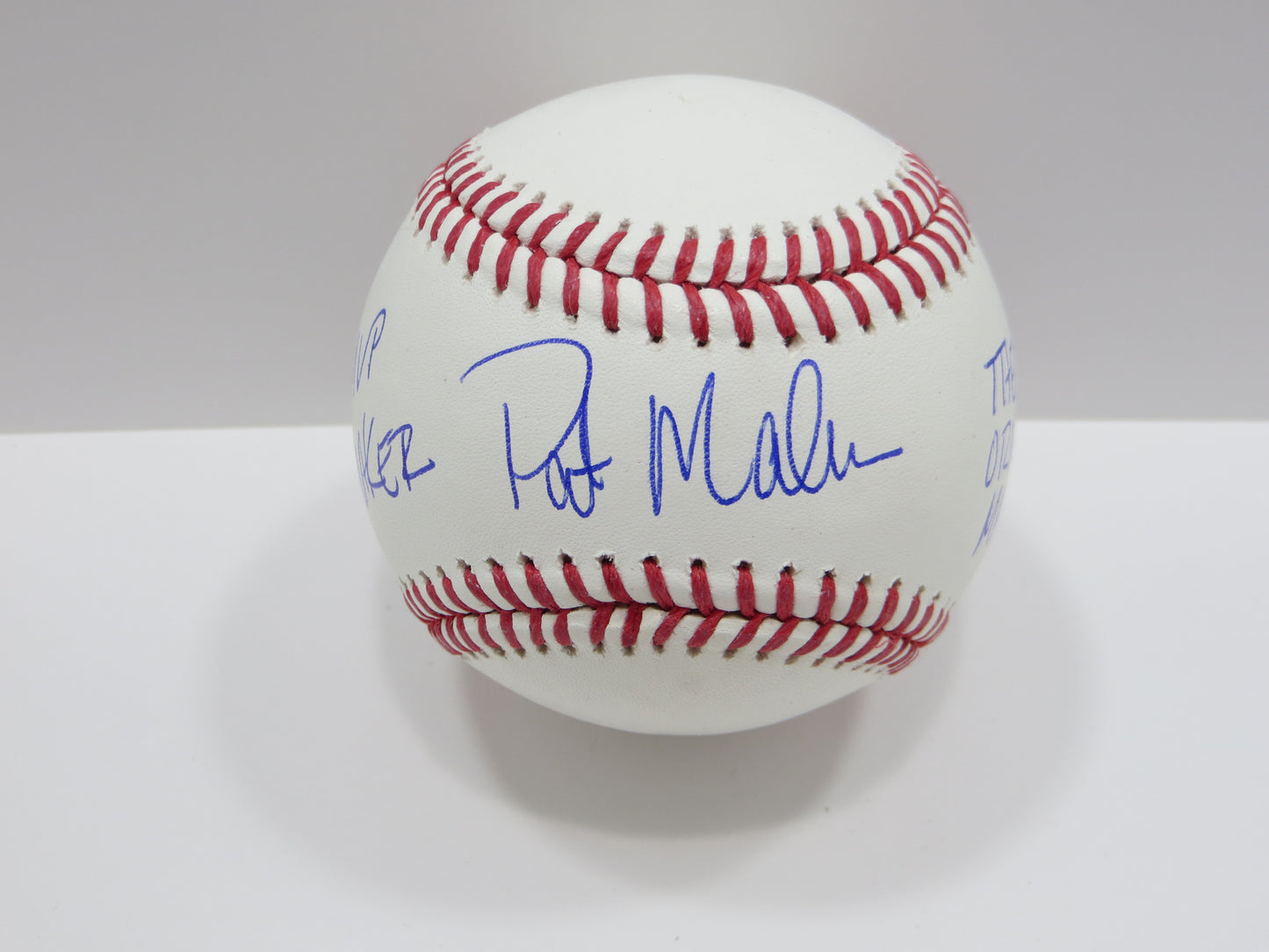 PAT PATRICK MAHOMES SR SIGNED OML BASEBALL Twins w/MVP THE ORIGINAL BAS