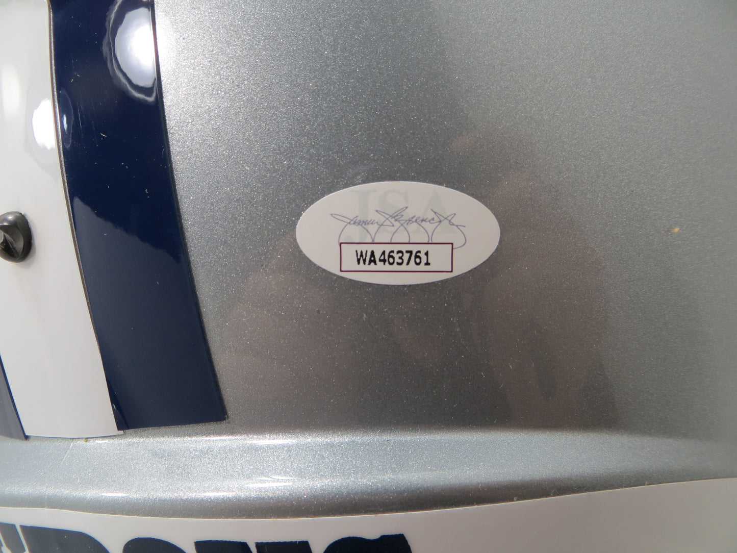 BOB LILLY SIGNED DALLAS COWBOYS RIDDELL FULL SIZE HELMET w/6 INSCs JSA COA