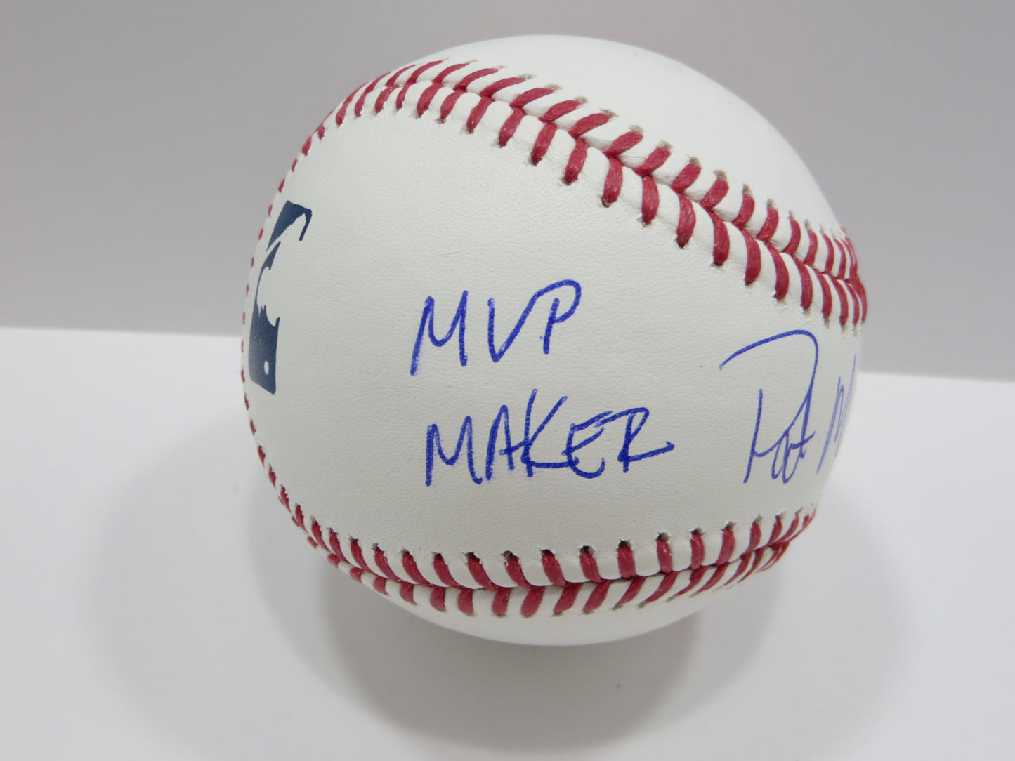 PAT PATRICK MAHOMES SR SIGNED OML BASEBALL Twins w/MVP THE ORIGINAL BAS