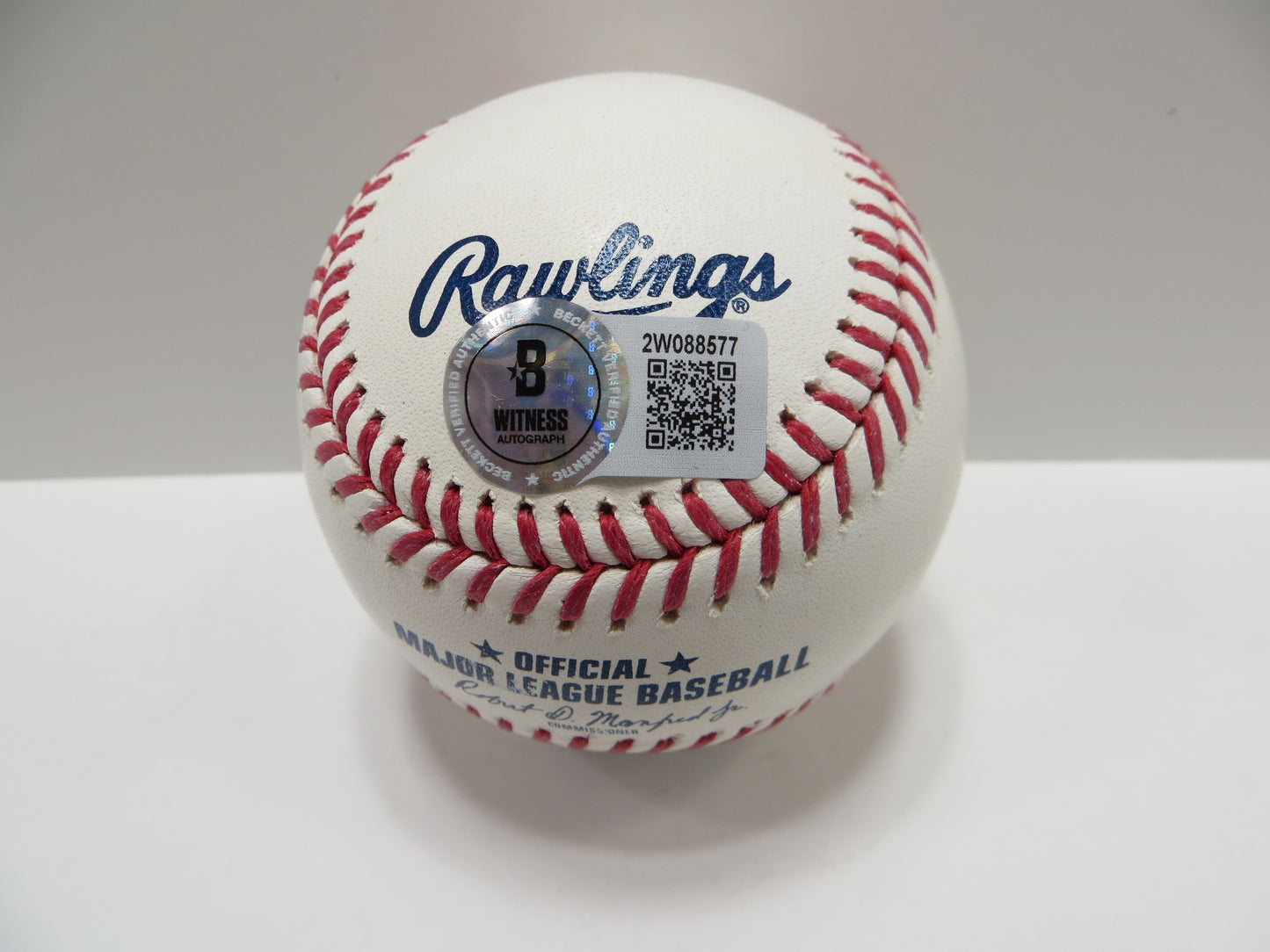 JAMES WOOD WASHINGTON NATIOANLS SIGNED OFFICIAL MAJOR LEAGUE OML BASEBALL BAS