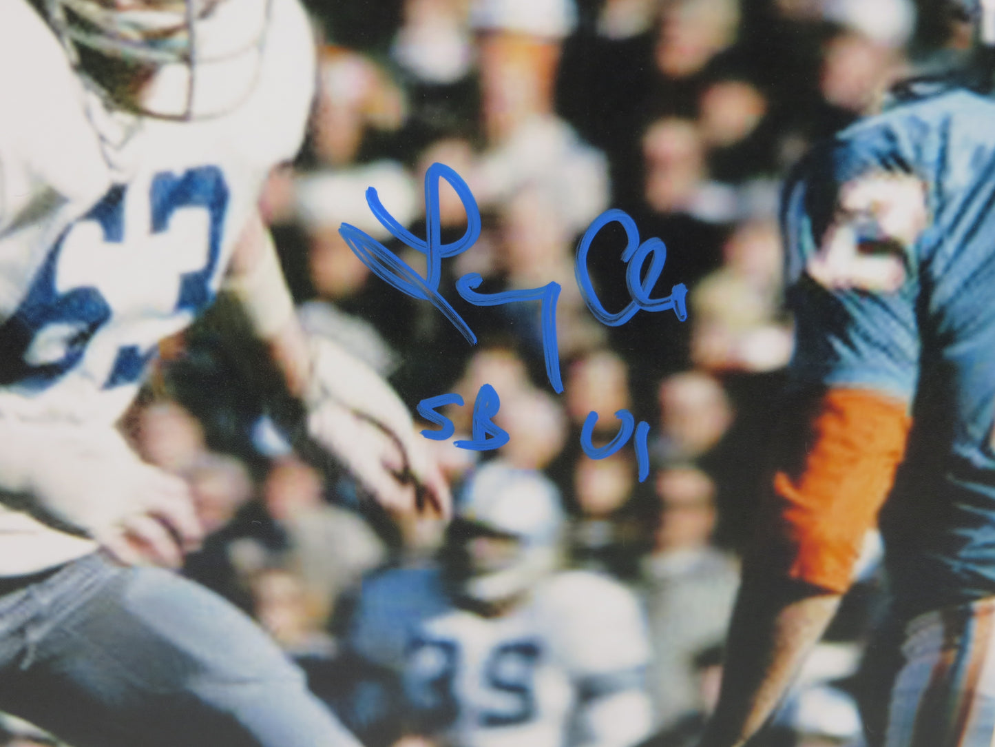 LARRY COLE Dallas Cowboys SIGNED 8x10 PHOTO w/SB VI JSA COA