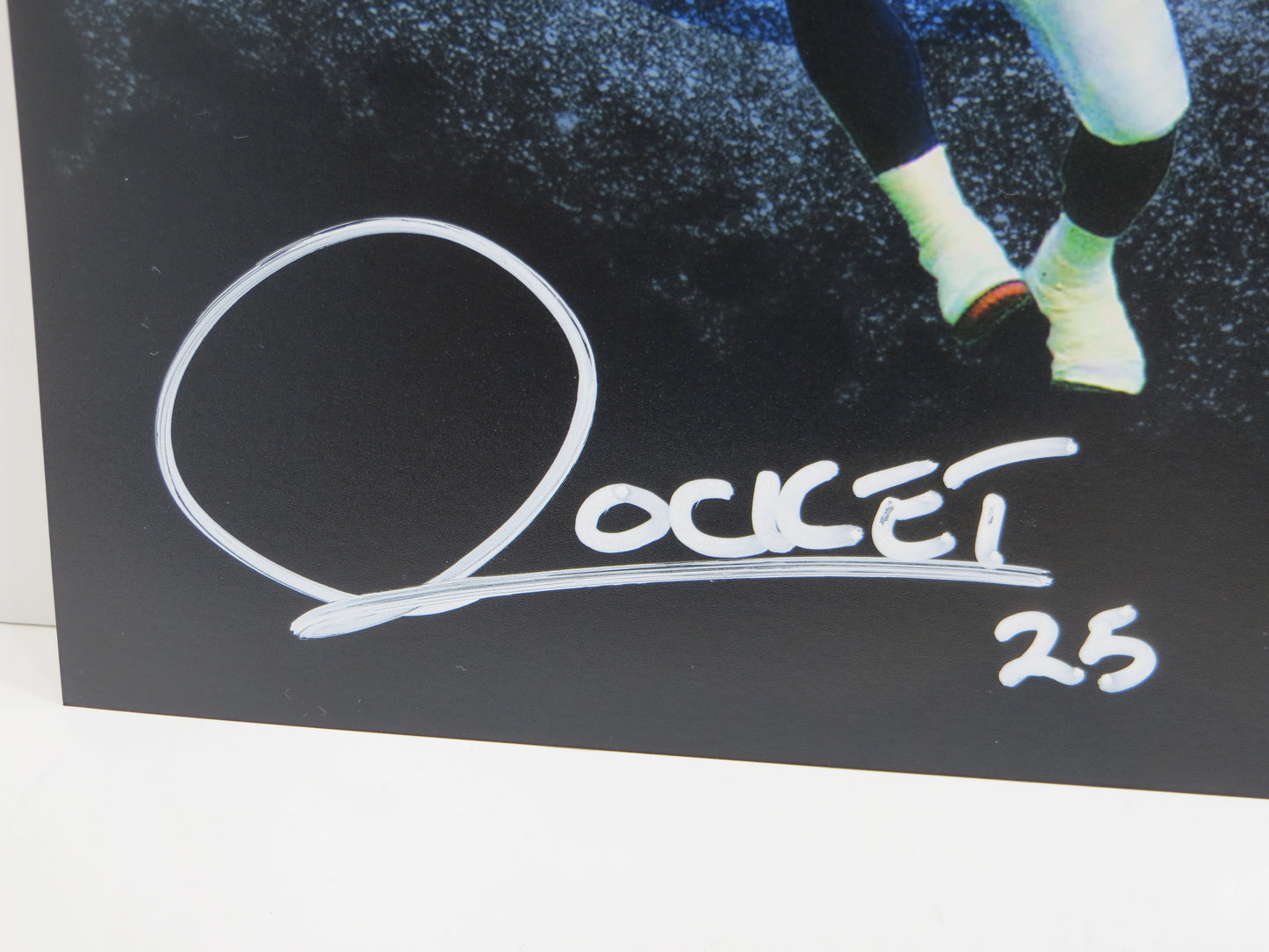 RAGHIB ROCKET ISMAIL TORONTO ARGONAUTS SIGNED 8x10 PHOTO LOGO BAS