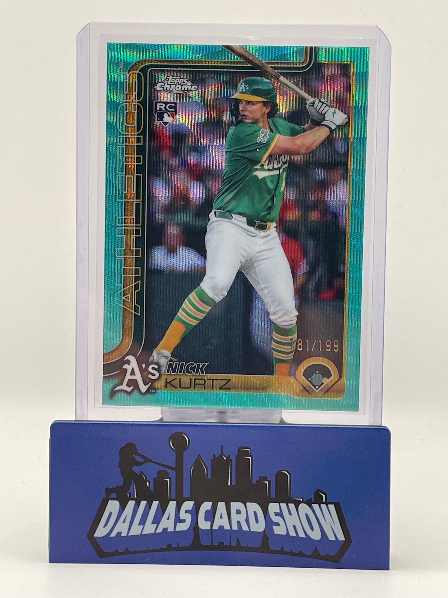 2025 Topps Chrome Update #USC178 Nick Kurtz Teal Wave Refractor Rookie /199