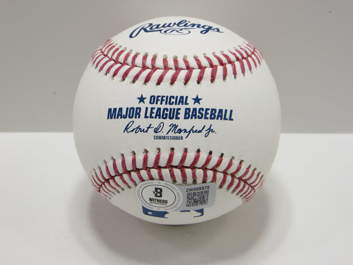 JAMES WOOD WASHINGTON NATIOANLS SIGNED OFFICIAL MAJOR LEAGUE OML BASEBALL BAS