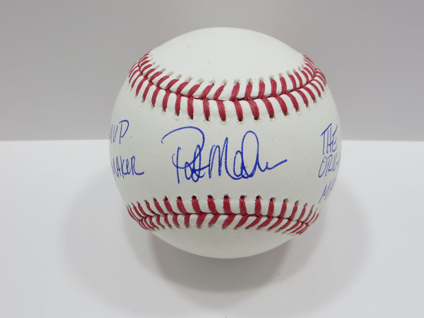 PAT PATRICK MAHOMES SR SIGNED OML BASEBALL Twins w/MVP THE ORIGINAL BAS