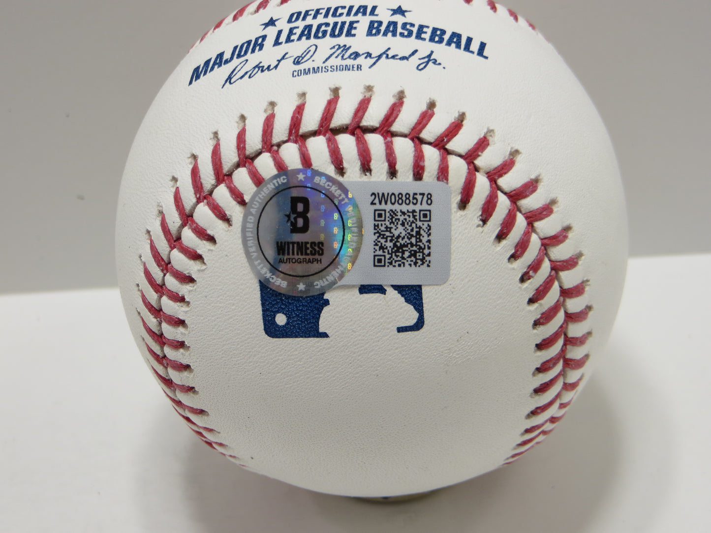 JAMES WOOD WASHINGTON NATIOANLS SIGNED OFFICIAL MAJOR LEAGUE OML BASEBALL BAS