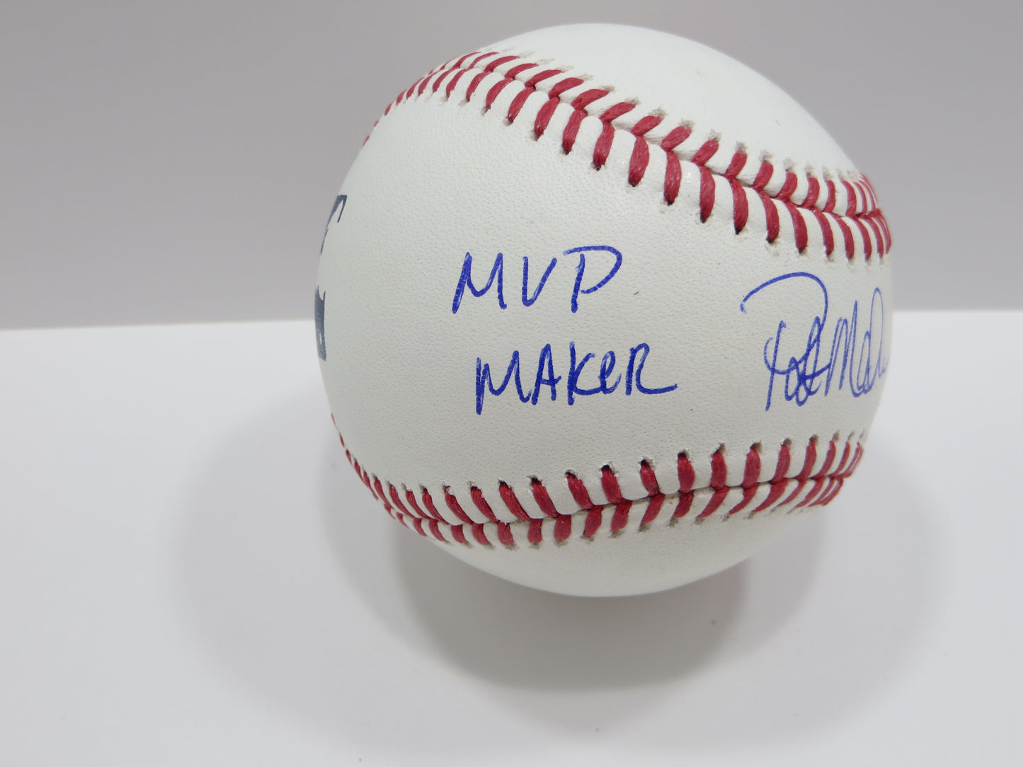 PAT PATRICK MAHOMES SR SIGNED OML BASEBALL Twins w/MVP THE ORIGINAL BAS