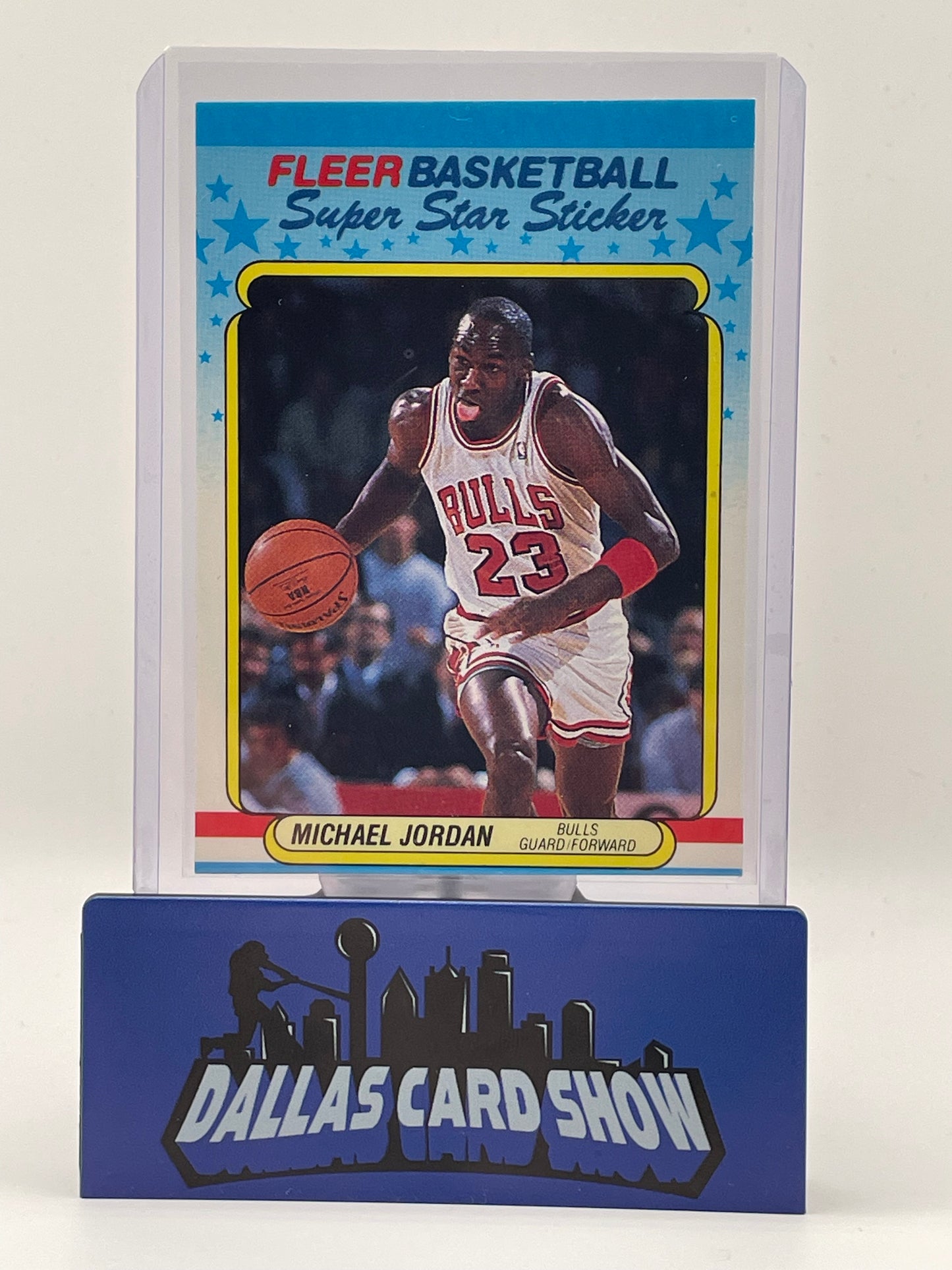 1988 Fleer #7 Michael Jordan Super Star Sticker